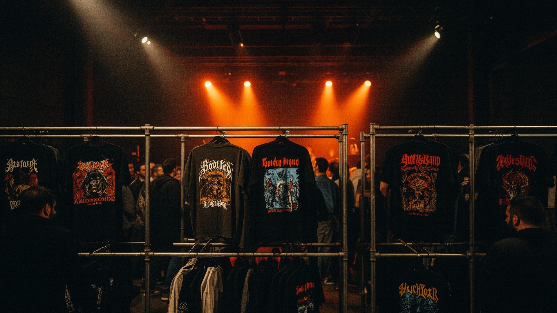 Fame Closet bootleg pop-up shop at a live event